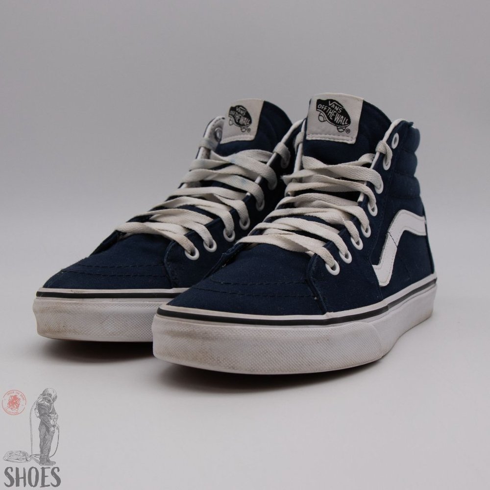 Vans Blue Canvas High-Top - Women's 9.5 - Picture 5 of 13
